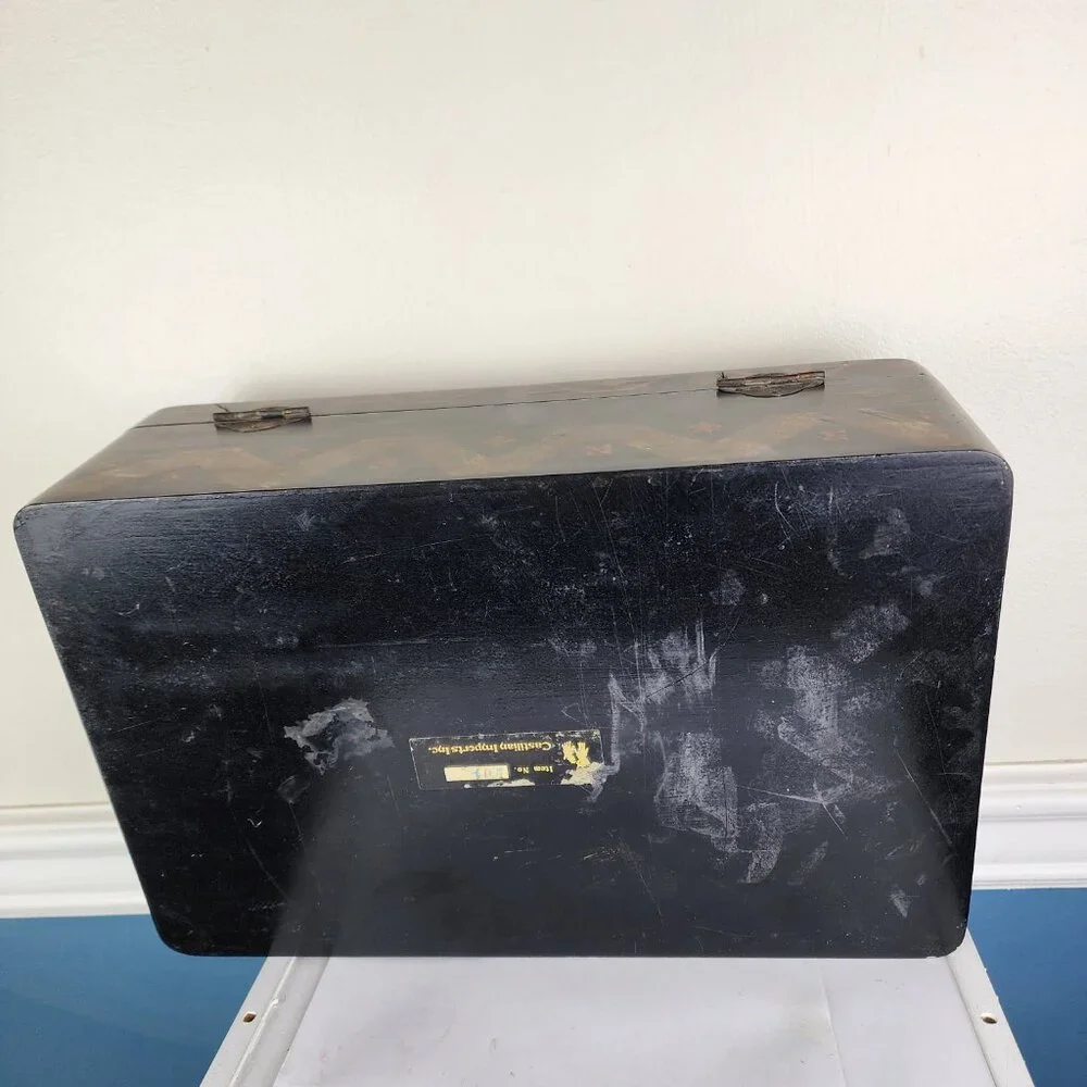 Castillian Imports Large Decorative Hinged Wooden Box